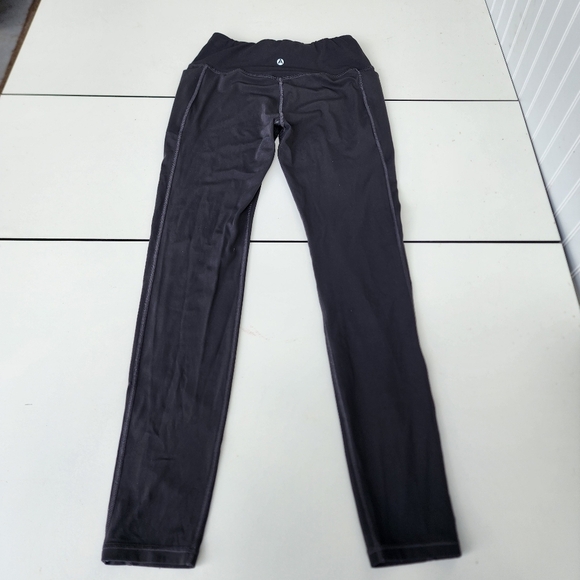 Women's  Full Length Yoga Lounge Leggings Stretch Charcoal Gray Sz S - Picture 9 of 9